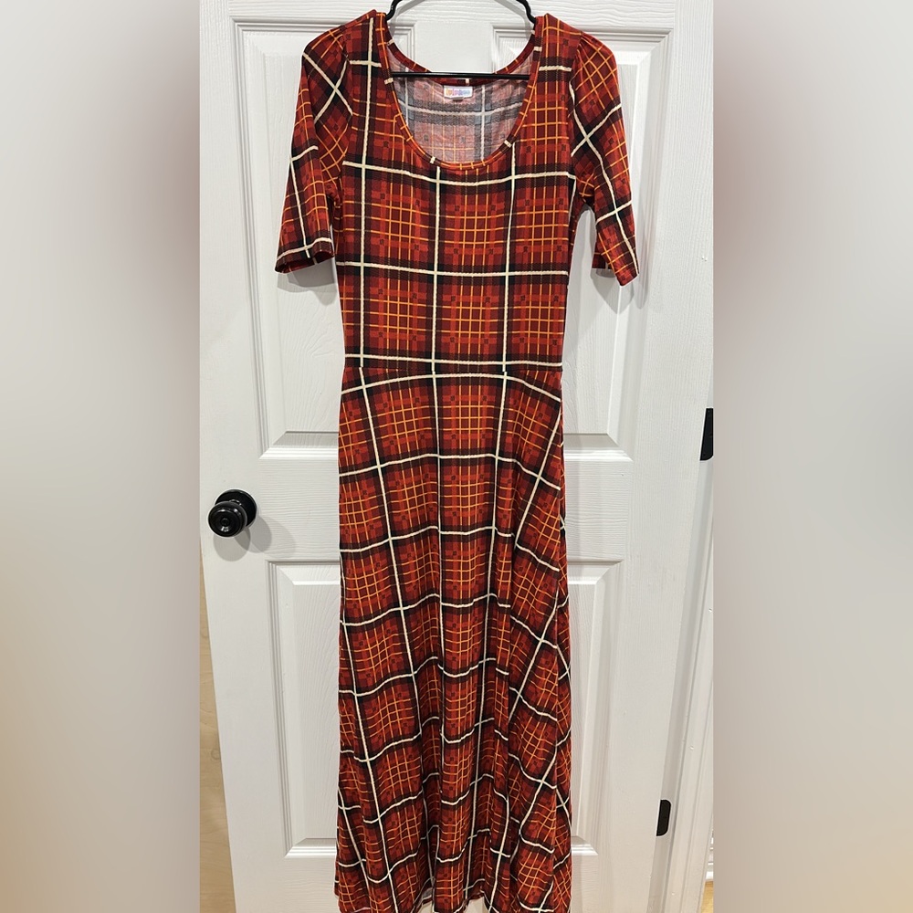 Lularoe Plaid Maxi Dress